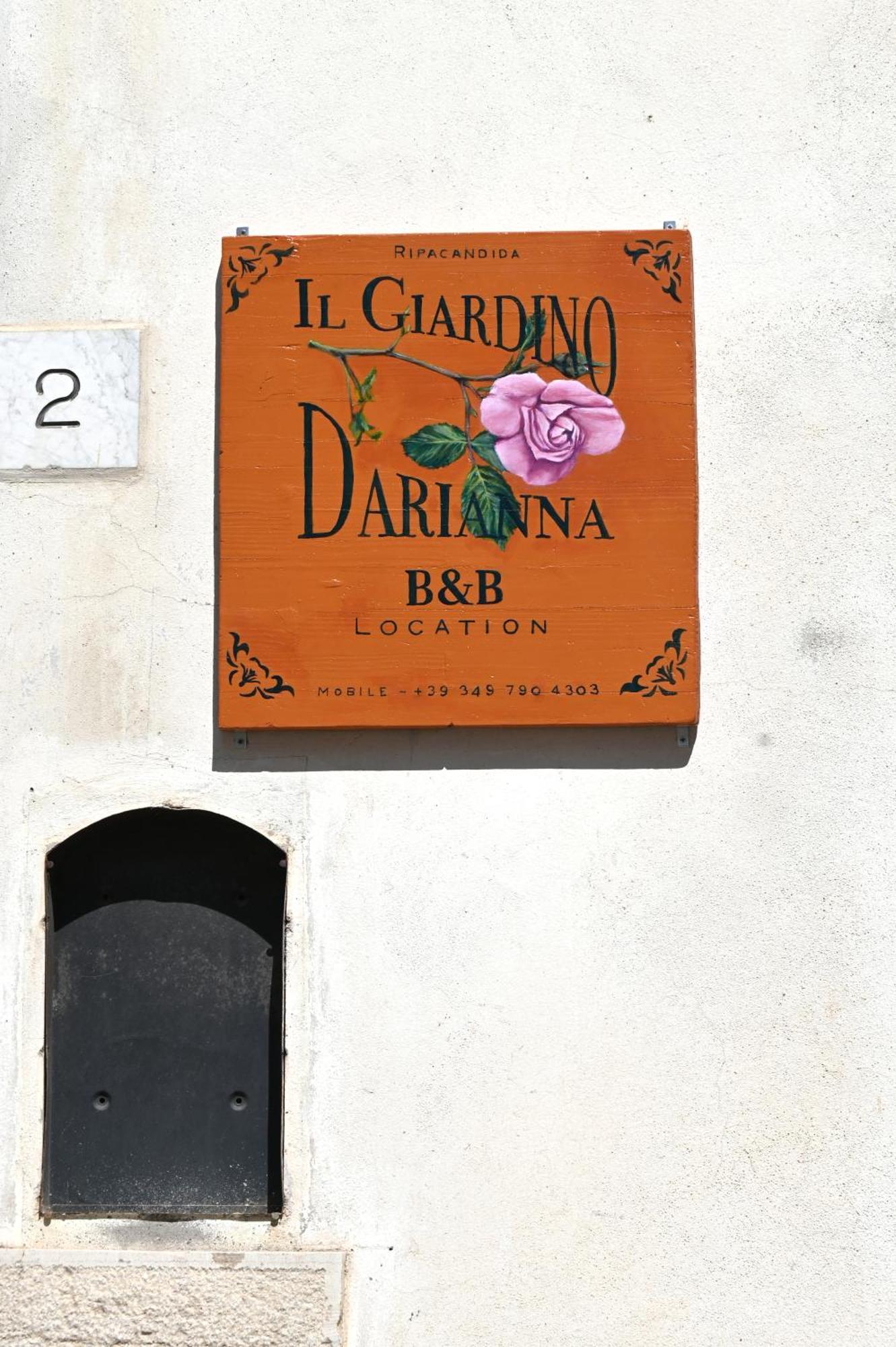 Giardino Darianna Bed and Breakfast Ripacandida Buitenkant foto